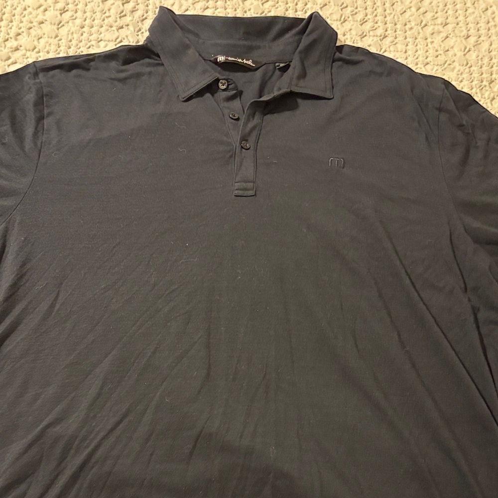 Men's Black Polo Shirt, Travis Mathew